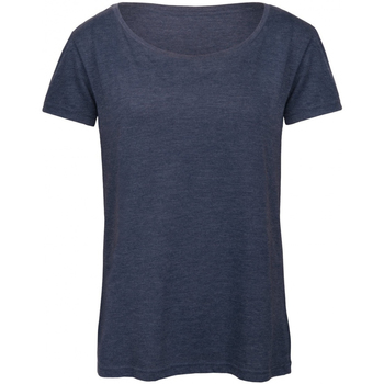Vêtements Femme T-shirts manches longues B And C TW056 Bleu
