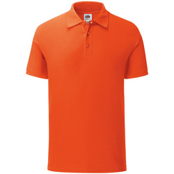 Vêtements Homme Polos manches courtes Fruit Of The Loom Iconic Orange