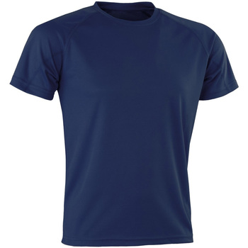 Vêtements T-shirts manches longues Spiro Aircool Bleu