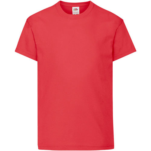 Vêtements Enfant T-shirts manches courtes Tous les sacs femmem 61019 Rouge