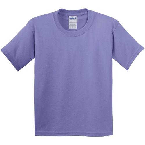Vêtements Enfant AMI Paris long-sleeved ribbed shirt Gildan 5000B Violet