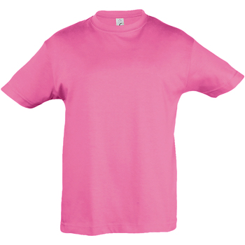 Vêtements Enfant T-shirts manches courtes Sols 11970 Rose