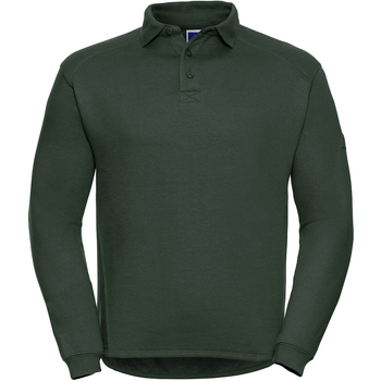 Vêtements Homme Sweats Russell Europe Sweatshirt avec col et boutons RW3275 Vert