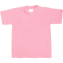 Vêtements Enfant T-shirts manches courtes B And C Exact 190 Rose pâle