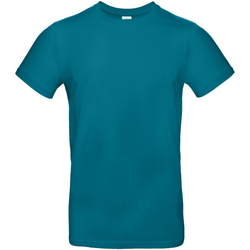 Vêtements Homme T-shirts manches courtes B And C TU03T Bleu paon