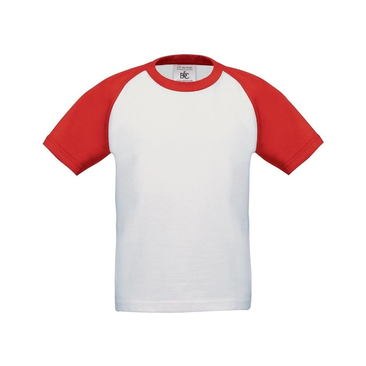 Vêtements Garçon T-shirts manches courtes B And C TK350 Rouge