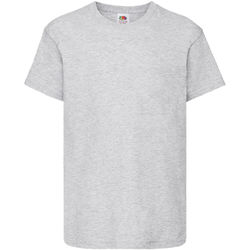 Vêtements Enfant T-shirts manches courtes Fruit Of The Loom 61019 Gris