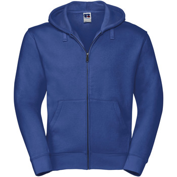 Vêtements Homme Sweats Russell Sweatshirt à capuche et fermeture zippée BC1499 Bleu