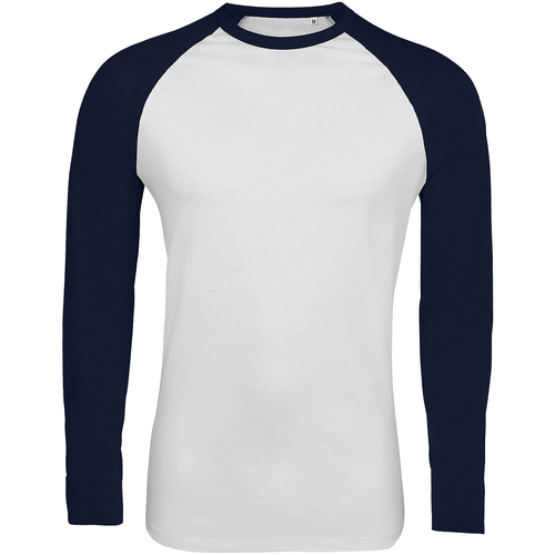 Vêtements Homme T-shirts manches longues Sols 02942 Blanc