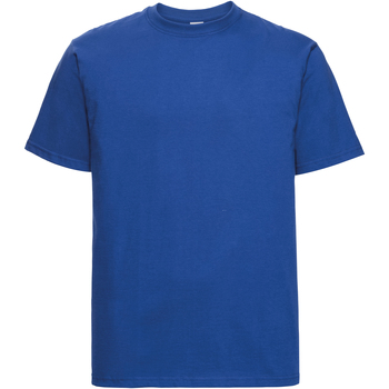 Vêtements Homme T-shirts manches courtes Russell Europe Tshirt épais à manches courtes 100% coton RW3276 Bleu roi vif