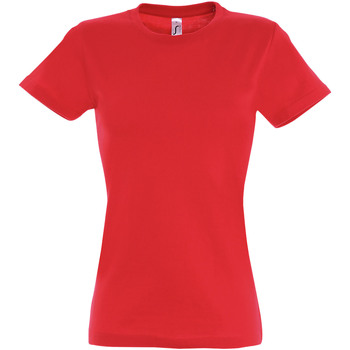 Vêtements Femme T-shirts manches courtes Sols Imperial Rouge orangé