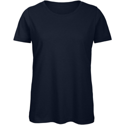 Vêtements Femme T-shirts manches courtes B And C TW043 Bleu marine