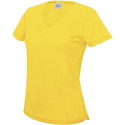 Vêtements Femme T-shirts manches courtes Awdis JC006 Jaune soleil