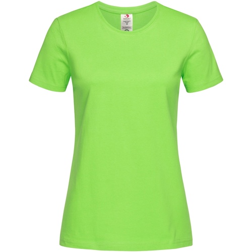 Vêtements Femme T-shirts Hilfiger manches longues Stedman AB458 Vert
