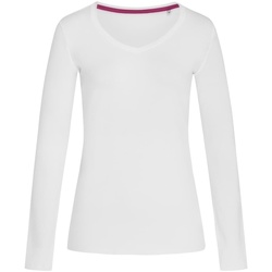 Vêtements Femme T-shirts manches longues Stedman Stars AB392 Blanc