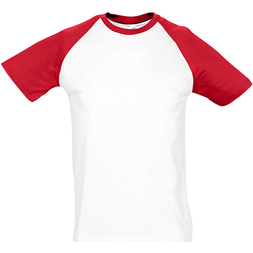 Vêtements Homme T-shirts manches courtes Sols Funky Rouge