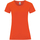 Vêtements Femme T-shirts manches longues Fruit Of The Loom Iconic Orange