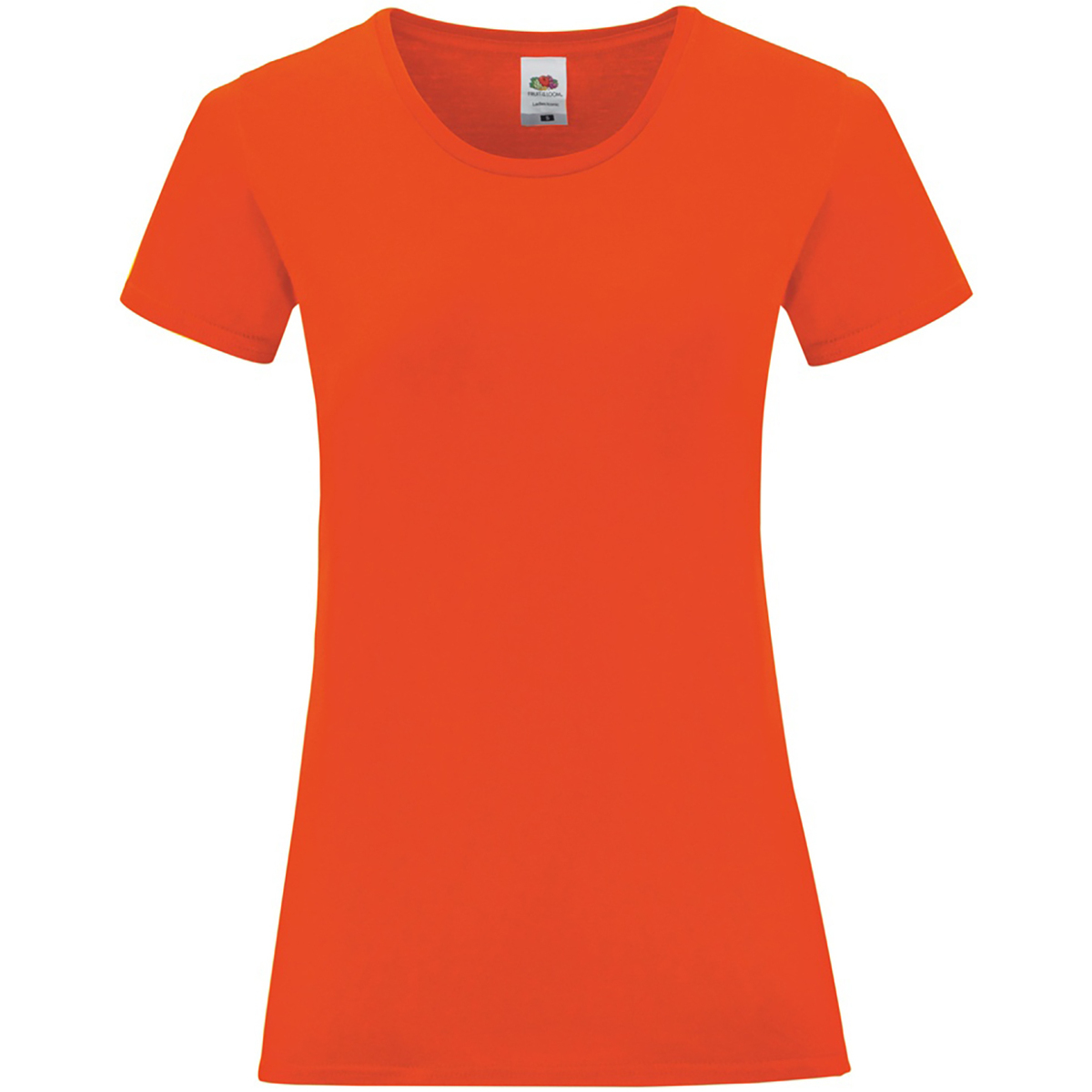 Vêtements Femme T-shirts manches longues Fruit Of The Loom Iconic Orange