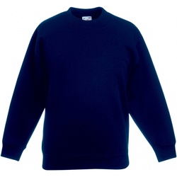 Vêtements Enfant Sweats Fruit Of The Loom SS801 Bleu marine profond