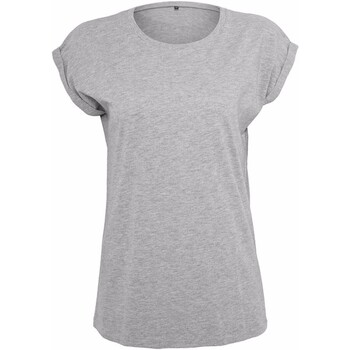 Vêtements Femme T-shirts manches longues Build Your Brand Extended Gris