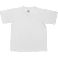 Vêt-shirt Enfant T-shirts manches courtes B And C Exact Blanc
