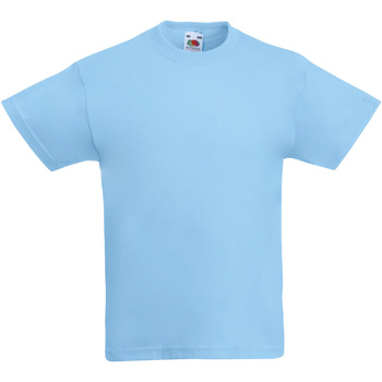 Vêtements Enfant T-shirts manches courtes Fruit Of The Loom 61019 Bleu