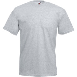 Vêtements Homme T-shirts manches courtes Fruit Of The Loom 61036 Gris chiné