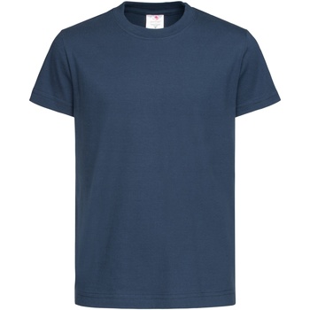 Vêtements Enfant Crew Neck Short Sleeve Tulle T-Shirt Stedman  Bleu