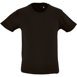 Vêtements Enfant T-shirts manches courtes Sols Organic Noir