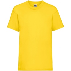 Vêtements Enfant T-shirts manches courtes T-shirt dream Is Over In Cotone 61033 Jaune