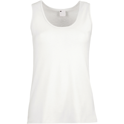 Vêtements Femme Débardeurs / T-shirts Blanc sans manche Universal Textiles Fitted Blanc