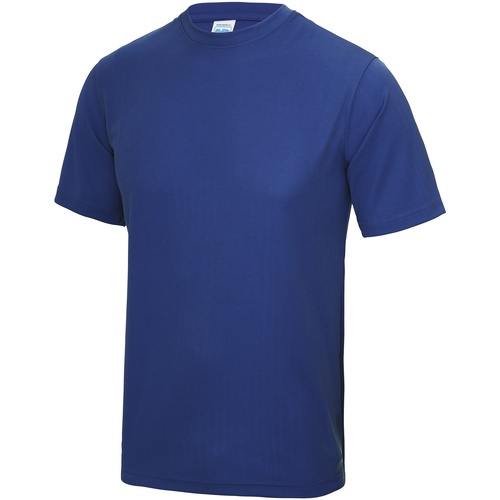 VêAsymmetric Homme T-shirts manches longues Awdis JC001 Bleu