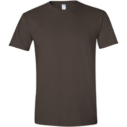 Vêtements Homme T-shirts manches courtes Gildan Soft-Style Marron foncé