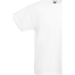 Vêtements Enfant T-shirts and manches courtes Fruit Of The Loom 61019 Blanc