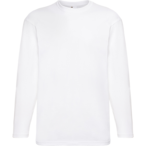 Vêtements Homme T-shirts manches longues Universal Textiles 61038 Blanc
