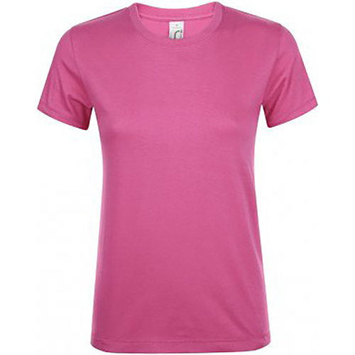 Sols Regent Rouge - Vêtements T-shirts manches courtes Femme 10,90 €