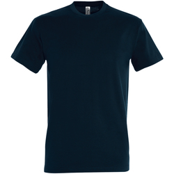 Abercrombie & Fitch T-shirt med chenille tech-logo i blå