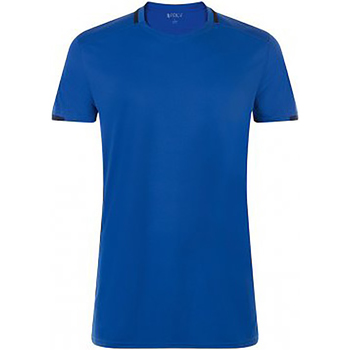 Vêtements Homme T-shirts manches courtes Sols 01717 Bleu roi/Bleu marine