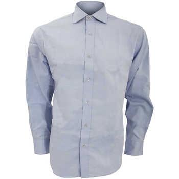 Vêtements Homme Chemises manches longues Kustom Kit KK118 Bleu