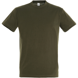 Vêtements Homme T-shirts manches courtes Sols Regent Vert kaki