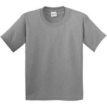 Vêtements Enfant Flute Sleeve Tie Detail Shirt Gildan 5000B Gris