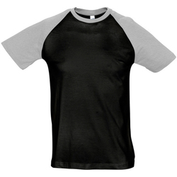 Vêtements Homme T-shirts manches courtes Sols 11190 Noir