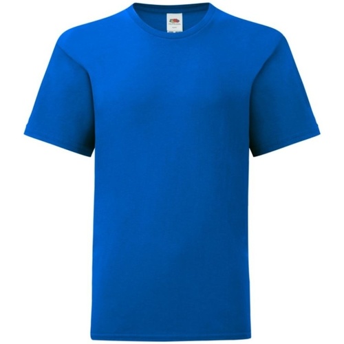 Vêtements Enfant T-shirts style manches courtes Fruit Of The Loom 61023 Bleu
