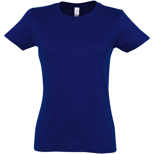 Vêtements Femme T-shirts femme courtes Sols 11502 Bleu