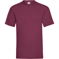 Vêtements Homme T-shirts manches courtes Universal Textiles 61036 Rouge sang