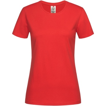 Vêtements Femme T-shirts manches longues Stedman  Rouge
