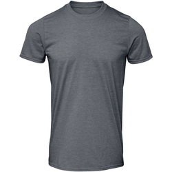 Vêtements Homme T-shirts manches courtes Gildan Soft Style Gris foncé chiné