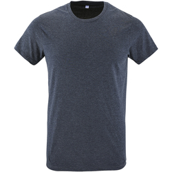 Vêtements Homme T-shirts manches courtes Sols 10553 Bleu
