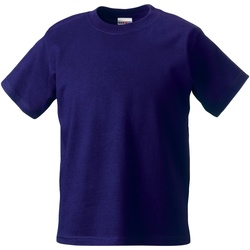 Vêtements Enfant T-shirts manches courtes Jerzees Schoolgear ZT180B Violet