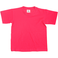 Vêtements Enfant T-shirts manches courtes Round Logo Crew Sweat-shirt Exact Fuchsia